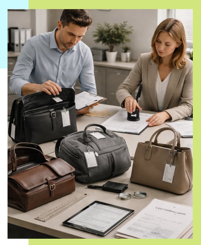 Сертификация сумок в Острогожске от 7823 руб. | Алешин-Стг