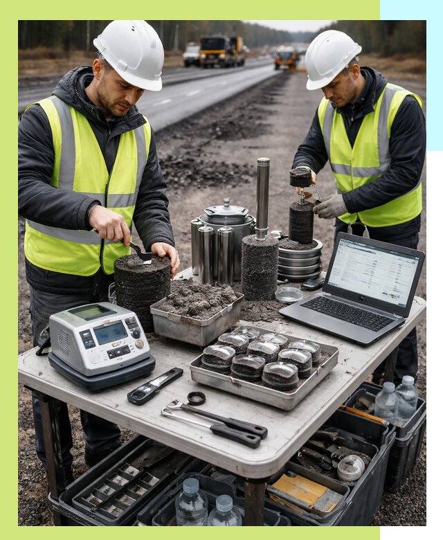 Сертификация асфальта: испытания и подтверждение в Острогожске