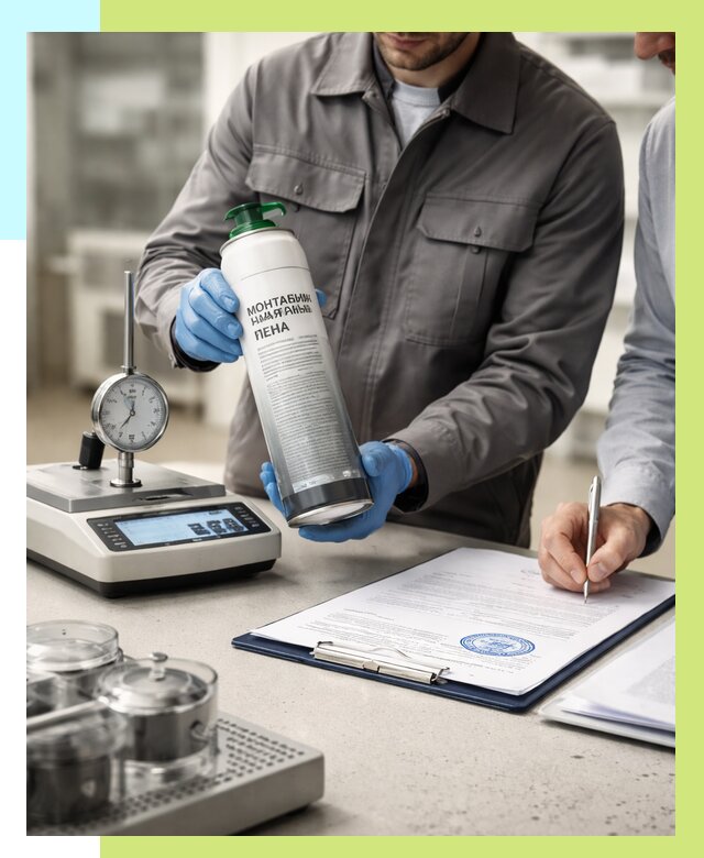 Сертификация монтажной пены в Острогожске от 15647 р. | Алешин-Стг