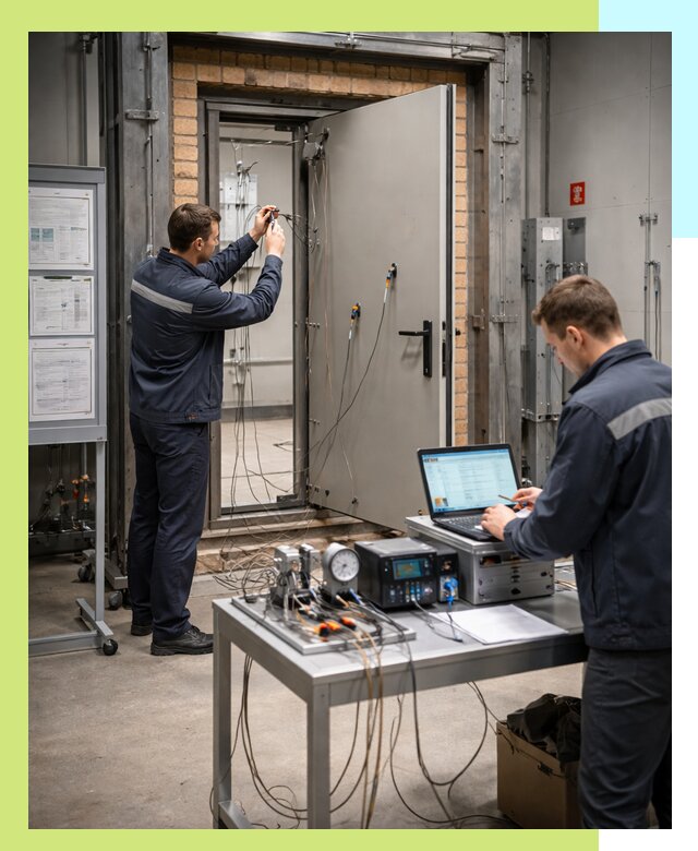 Сертификация противопожарных дверей в Острогожске по ГОСТ и ТР