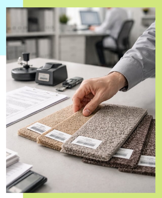 Сертификация ковролина в Острогожске от 15647 р., Алешин-Стг