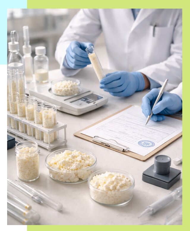 Сертификация творога в Острогожске от 12517 р. под ключ | Алешин-Стг