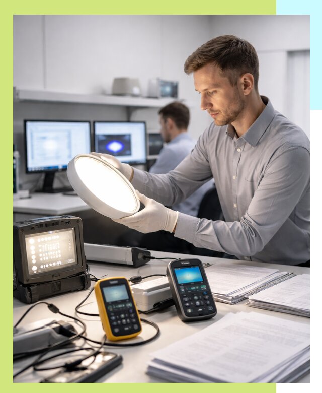 Сертификация светильников в Острогожске: испытания и оформление