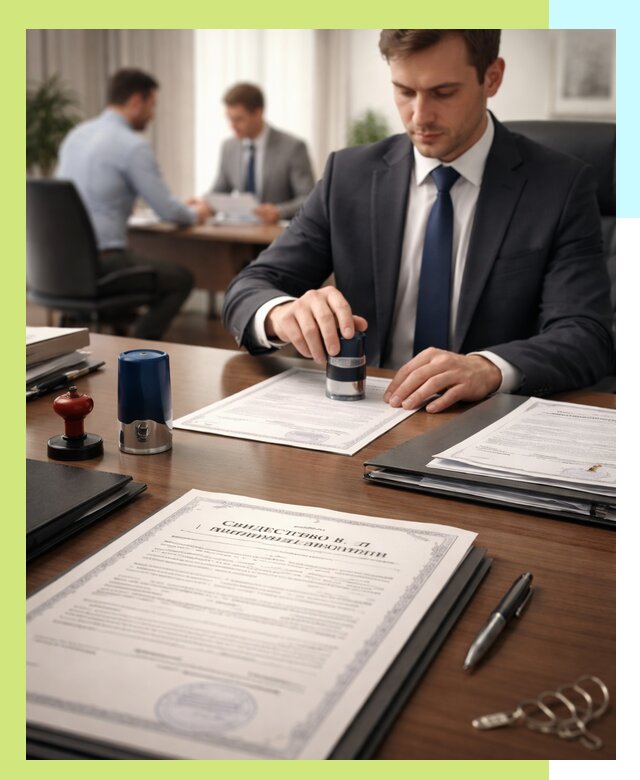 Оформление свидетельства о государственной регистрации в Острогожске