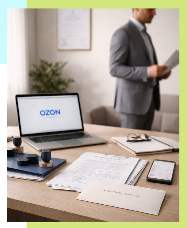 Отказное письмо для Ozon в Острогожске от 3651 р. | Алешин-Стг