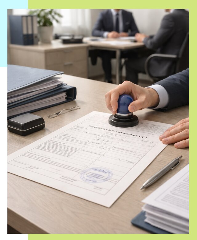 Сертификат происхождения СТ 1 в Острогожске от 4694 р. | Алешин-Стг