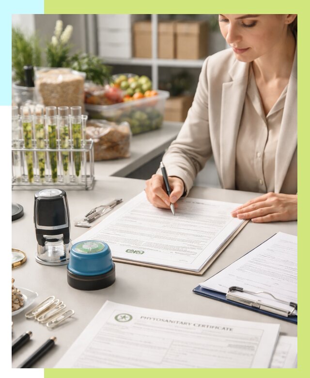 Фитосанитарный сертификат оформить в Острогожске от 4694 р. | Алешин-Стг