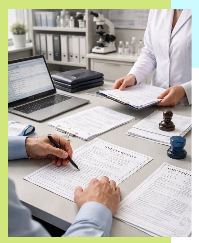 Оформление сертификата GMP в Острогожске для фармпроизводства