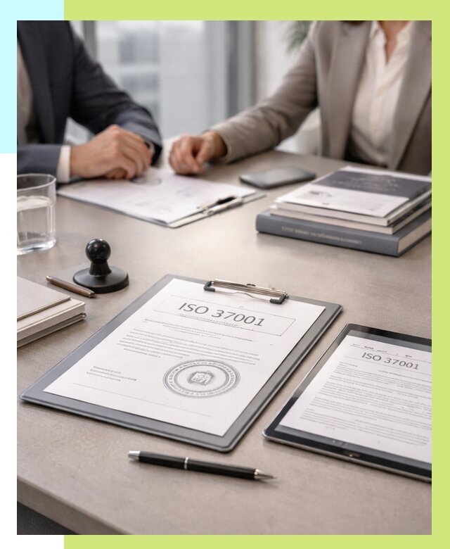 Сертификат ISO 37001 в Острогожске оформить от 125172 р. Алешин-Стг