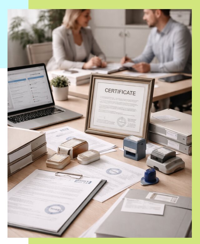 Сертификация компании в Острогожске от 46940 р. | Алешин-Стг — заказ